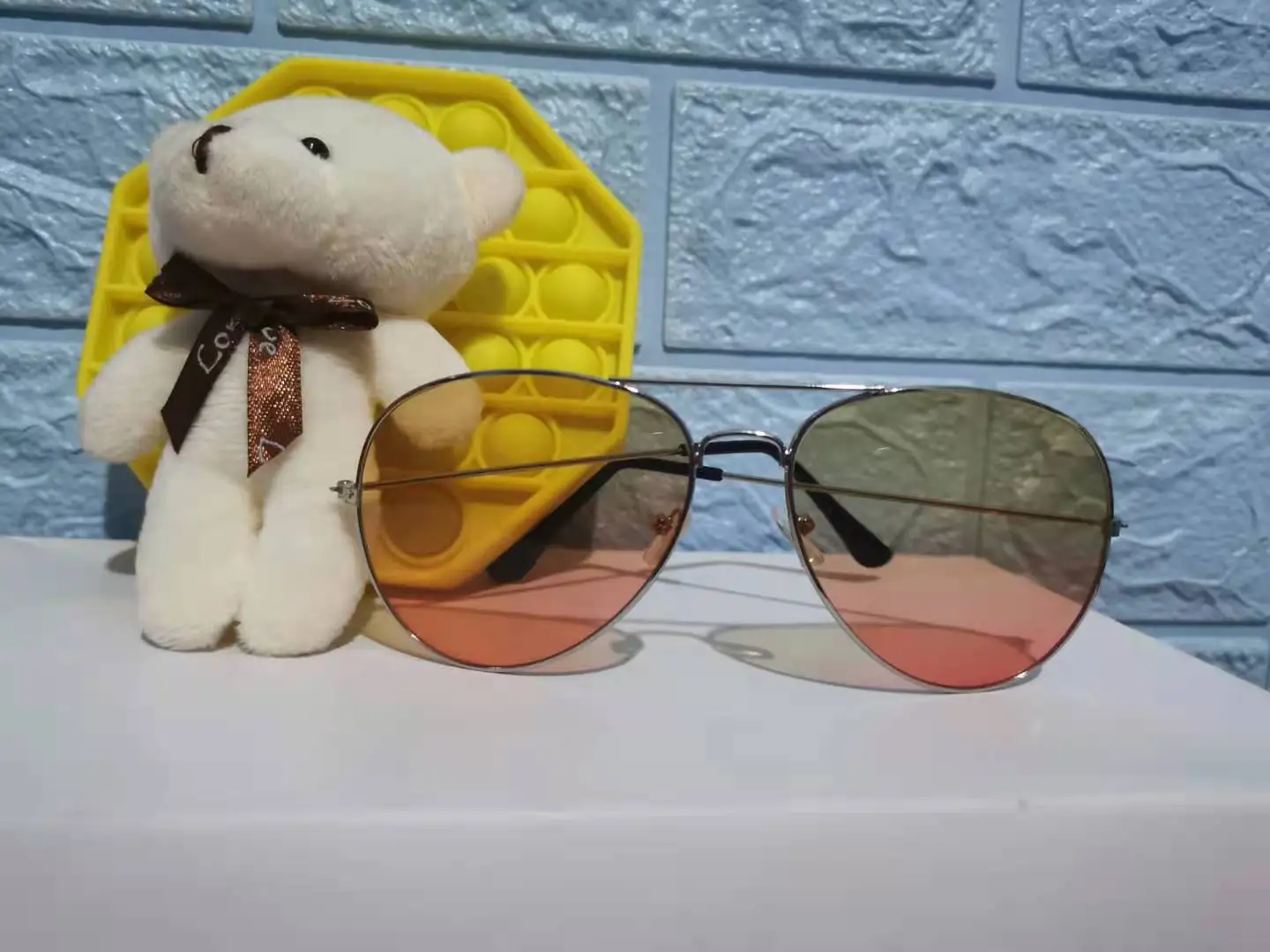 Классические Модные металлические солнцезащитные очки для мужчин и женщин