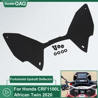 motorcycle accessories forkshield updraft wind deflector for honda crf1100l crf 1100l crf1100 l african twin 2020