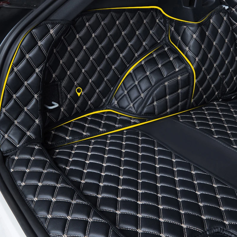 

Custom Trunk Mats For VW T-ROC TROC 2019 2020 2021 Leather Durable Cargo Liner Boot Carpets Full Accessories Interior Cover