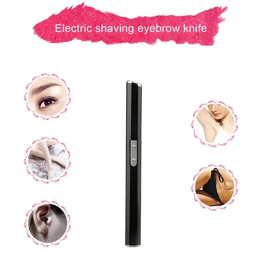Женский портативный размер электрический триммер для бровей Дамская бритва
