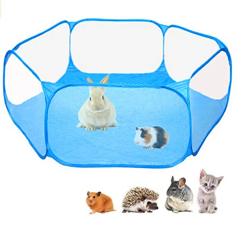 

Pet Bed Portable Pet Tent Folding Dog House Cage Dog Cat Tent Playpen Puppy Kennel Easy Operation Octagonal Fence Drop Shipping
