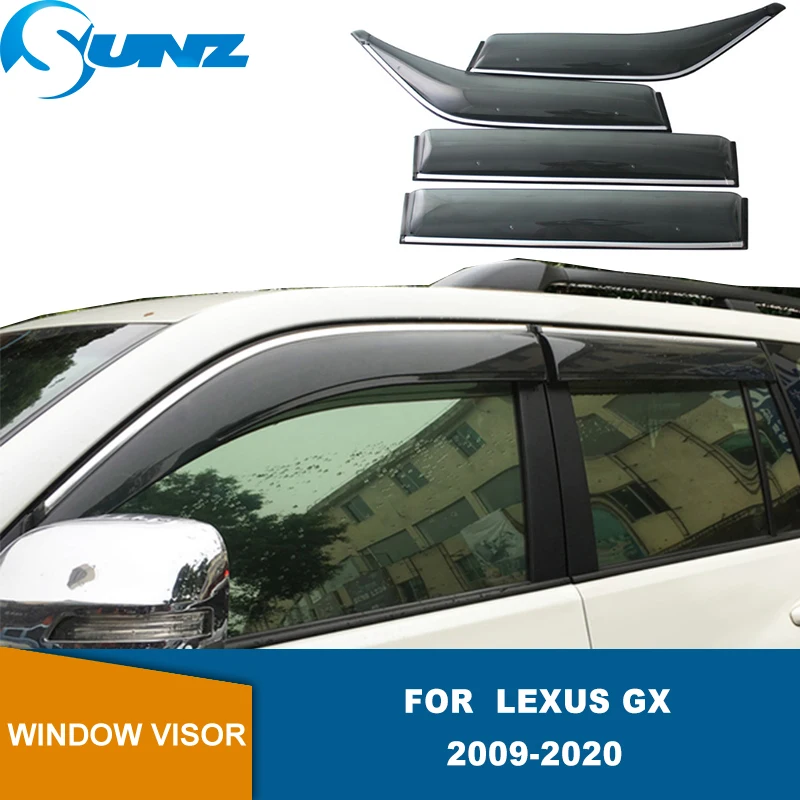 

Window Visor For Lexus GX GX460 GX400 2009 2010 2011 2012 2013 2014 2015 2016 2017 2018 2019 2020 Sun Rain Deflectors SUNZ