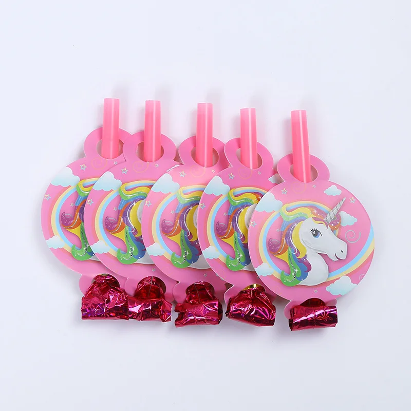 Мультяшная посуда в виде единорога тарелки салфетки коробка для конфет попкорна