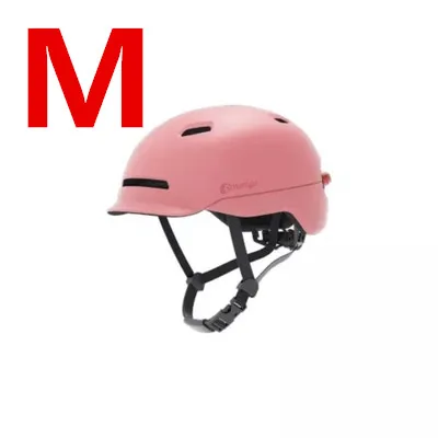 Pink XiaoMi youpin умный Светящийся Шлем IPX4 водонепроницаемый удобный дышащий автоматический светочувствительный светодиодный предупреждающий легкий шлем - Цвет: Pink