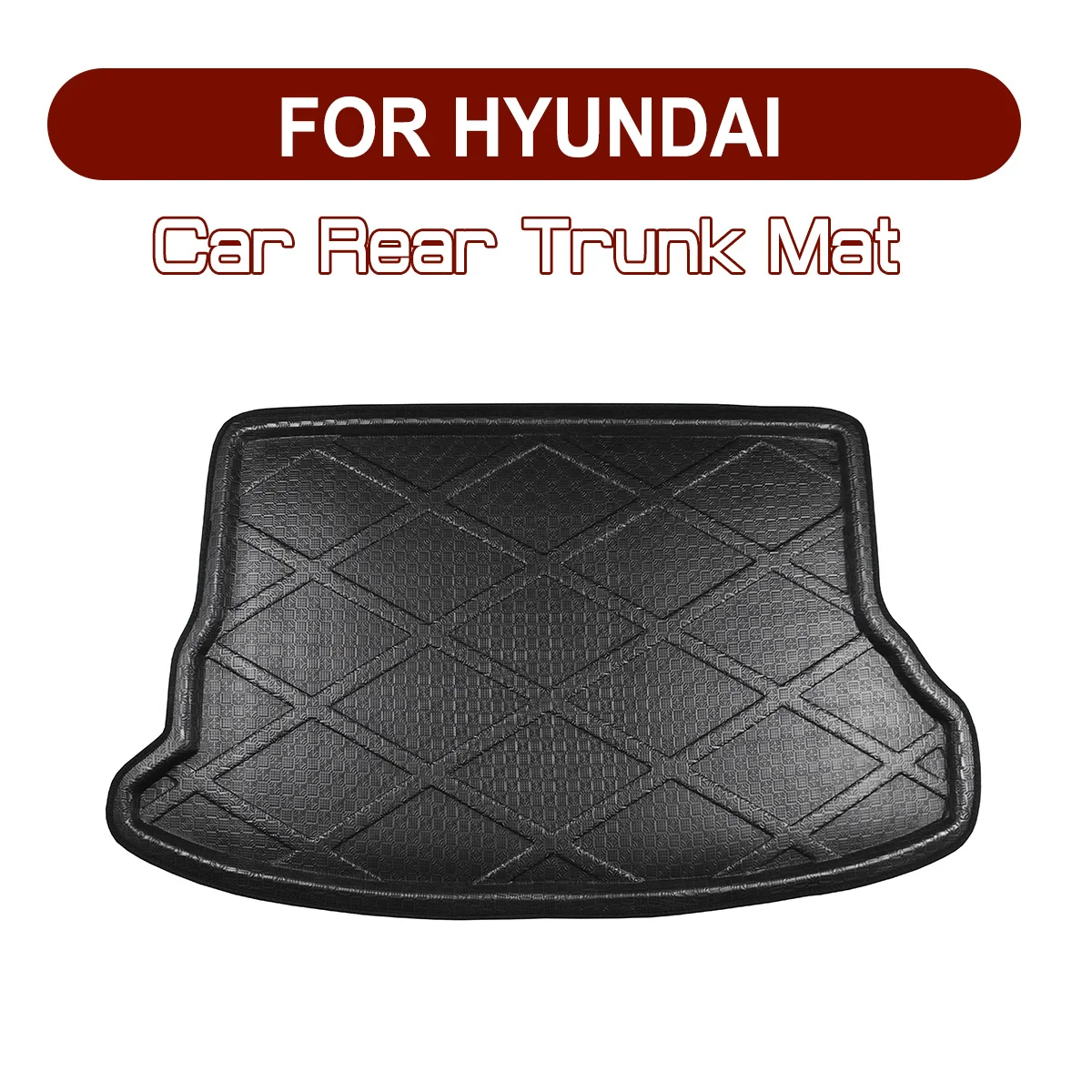 

Car Rear Trunk Boot Mat Floor Mats Cargo Mat Waterproof FOR Hyundai TUCSON Sonata Genesis IX25 IX35 IX45 SANTAFE ELANTRA Verna