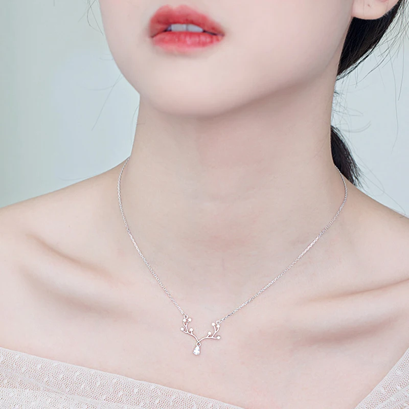 Ожерелье-чокер с оленями женское выразительный дизайн Элегантная Модная