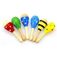 1pc baby toys babies wood sand hammer developmental toys toddler sound musical toy wooden baby shaker toy gift dropshipping