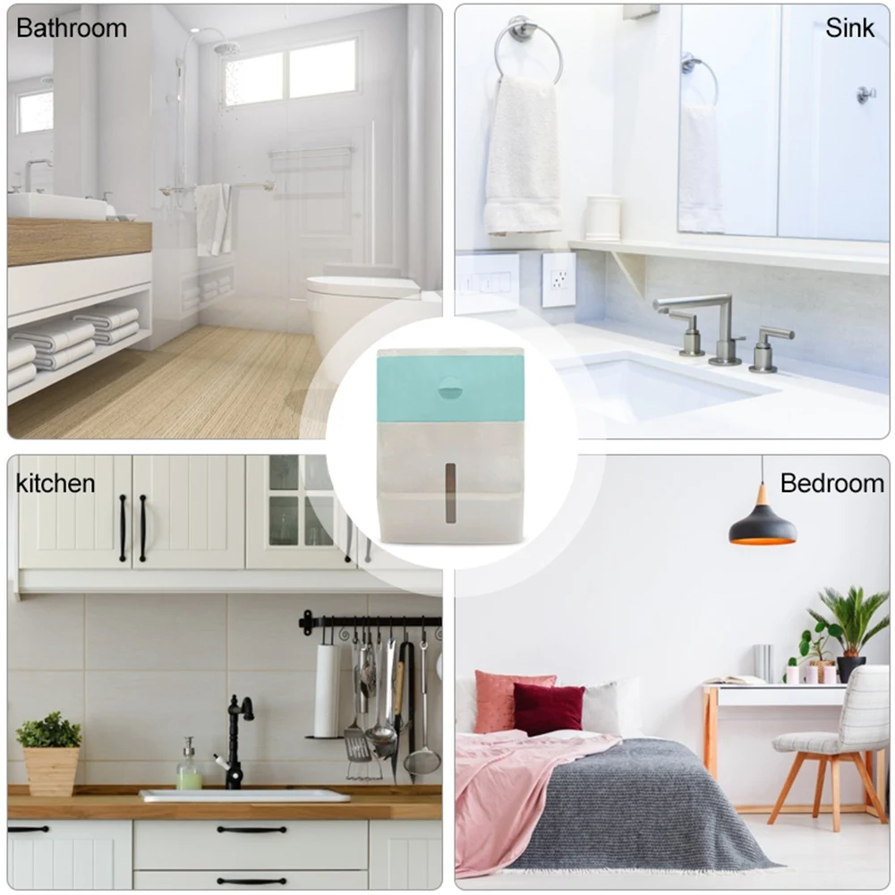 Многофункциональный держатель для туалетной бумаги с настенным креплением