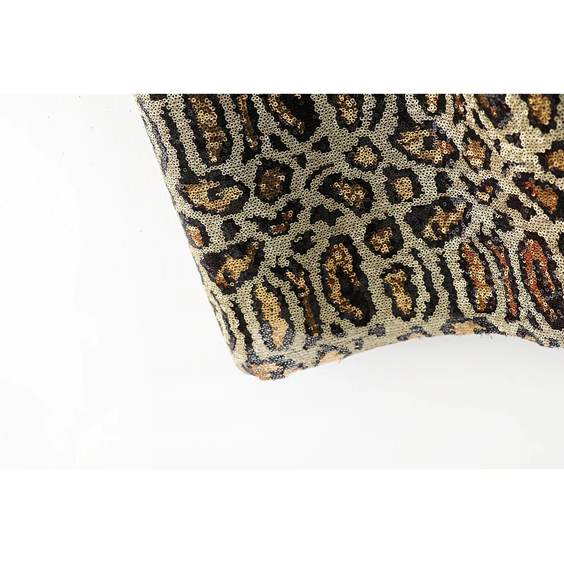 za 2019 fashion skirt women gold sequin leopard long straight elastic high waist elegant sexy party wear vestidos | Женская одежда