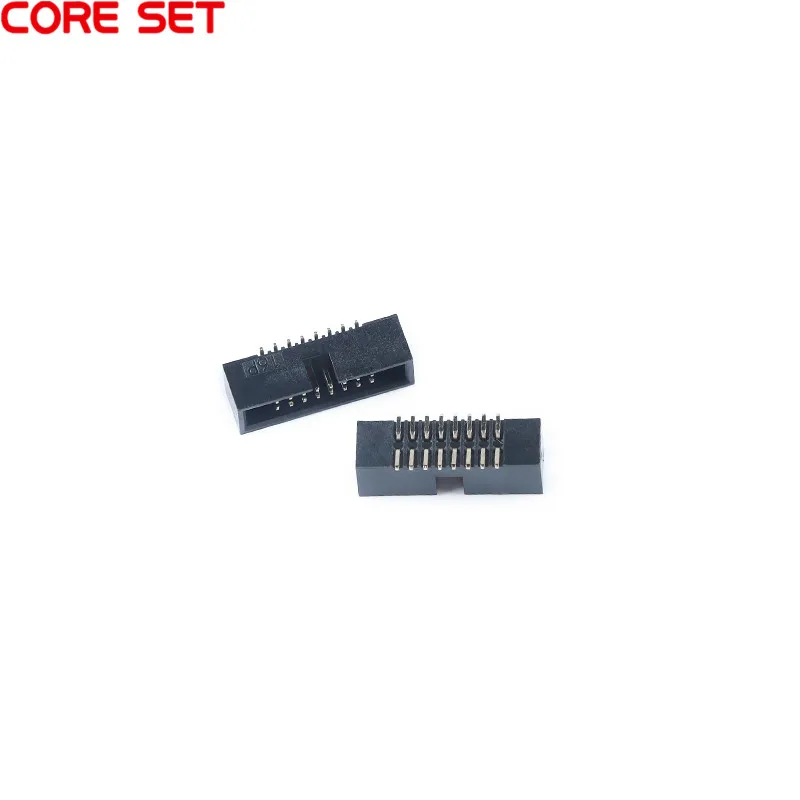 10 шт. 1 27 мм SMD разъем 8/10/12/14/16/20/26/30/40/50Pin Штекерный PCB двухрядный новый | Обустройство