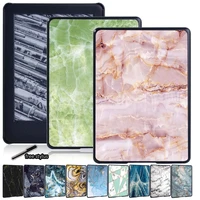 tablet case for amazon kindle ereader paperwhite 1234kindle 10th gen 20198th gen 2016 anti fall marble slim cover case pen