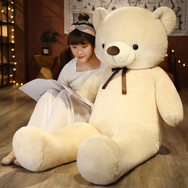 

60-120cm Large Teddy Bear Plush Toy Lovely Giant Bear Huge Stuffed Soft Animal Dolls Kids Toy Birthday Gift For Girlfriend Lover