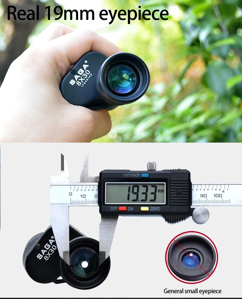SAGA телескоп монокулярный HD 8x30 низкий уровень освещения ночного видения Spyglass Зрительная труба Охота Компактный высокой мощности русский классический
