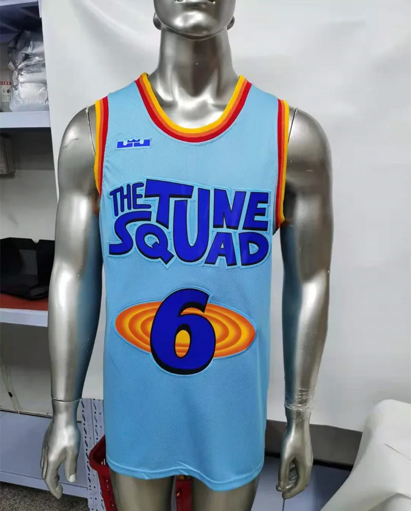 

Костюм Space Jam, трикотажные изделия KING JAM ES 6 #, цвет синий и белый