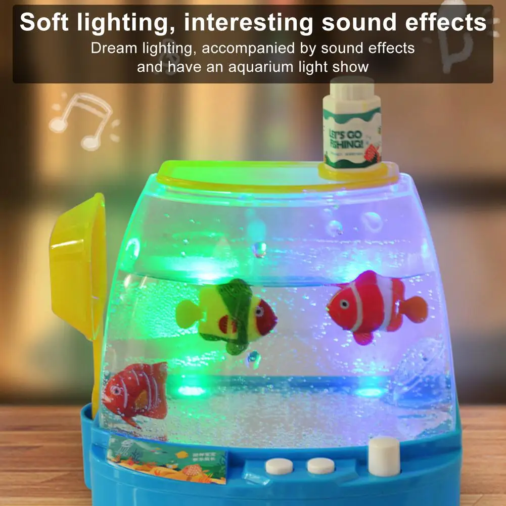 Simulation Electric Fishs Tank Toys Set Interesting Kids Aquarium Fishing Play Interactive Game Children Birthday Gift | Игрушки и хобби