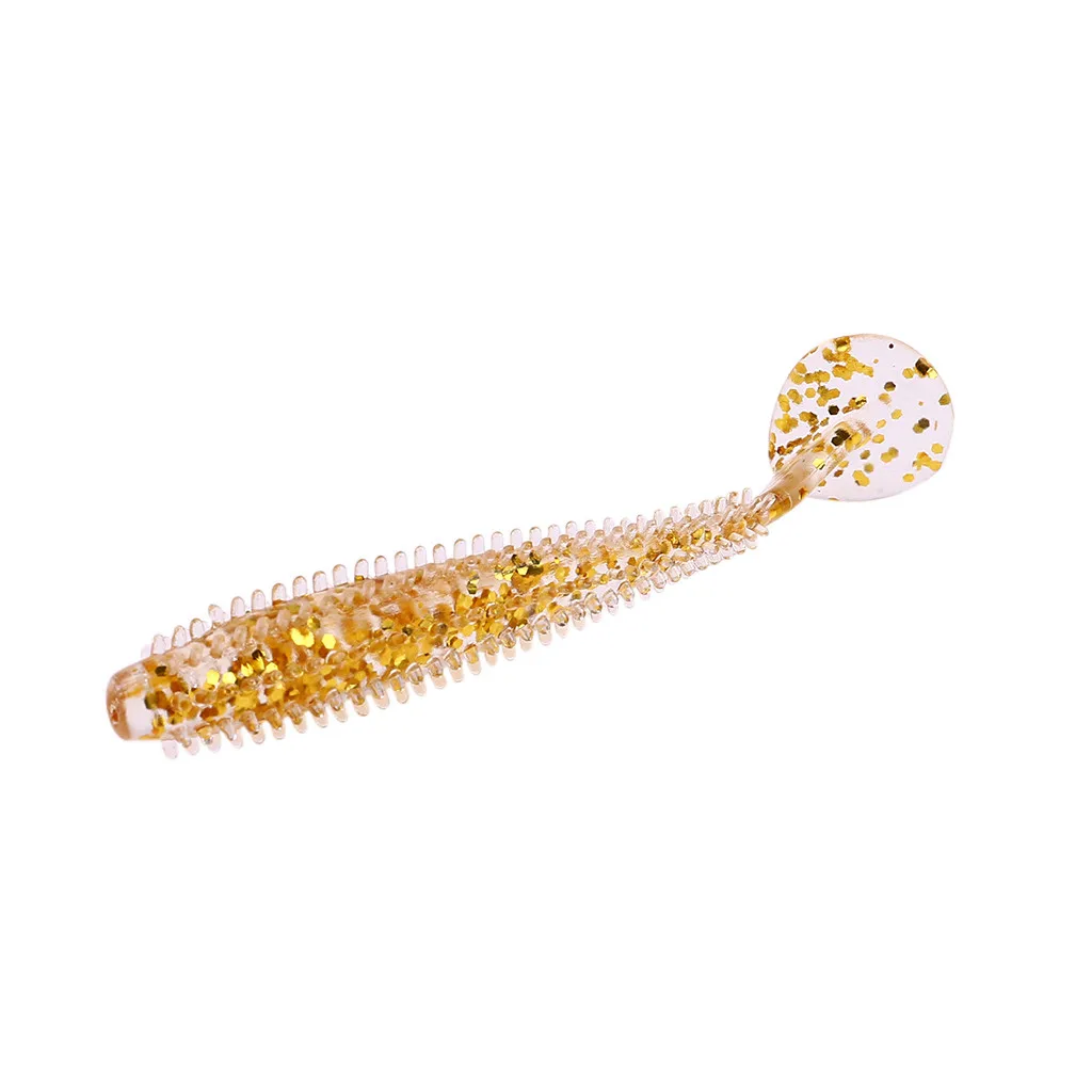 5 шт. кудрявые однохвостые мягкие рыболовные приманки полихроматические