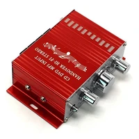 12v mini car amplifier motorcycle home boat auto stereo audio amplifier 2 channel digital hi fi amp support cd dvd mp3 speaker