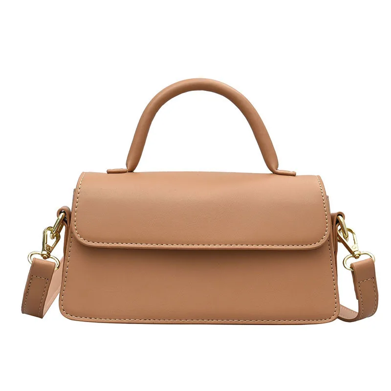 

2021 New Women's Bag Fashion Simple Shoulder Messenger Bag Portable Small Square Bag