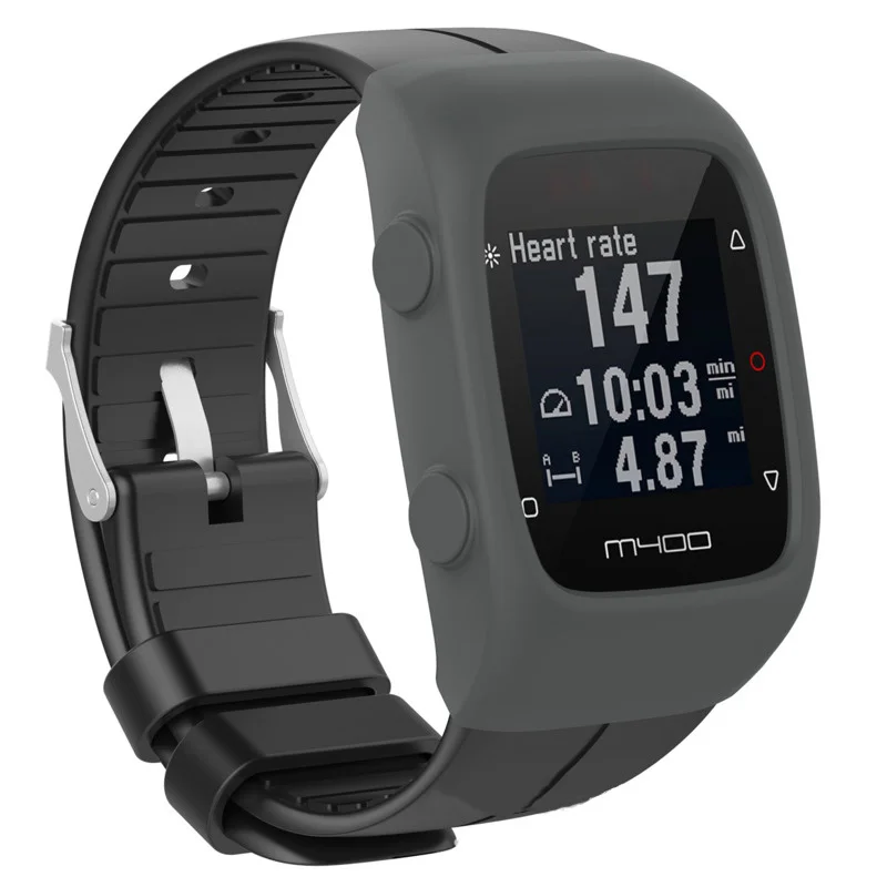 

For Polar M400 M430 Smart Watch Ultra-thin Rubber Fashion Anti-scratch Shockproof Shell For Polar M400 M430 Anti-drop Case Cover