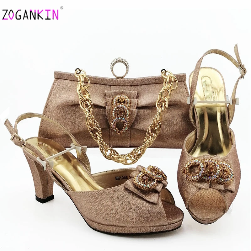 Свадебное платье в стиле ретро африканском Для женщин обувь и сумка комплекте