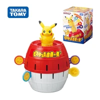 tomy pokemon pikachu educational board game rescue pikachu cartoon anime pocket monster action figure model toys kid party game
