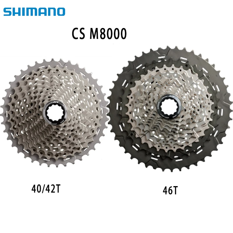 SHIMANO Deore XT CS M8000 Кассетная Звездочка горный велосипед MTB 11 скорость freewheel cogs 40T 42T 46T| |