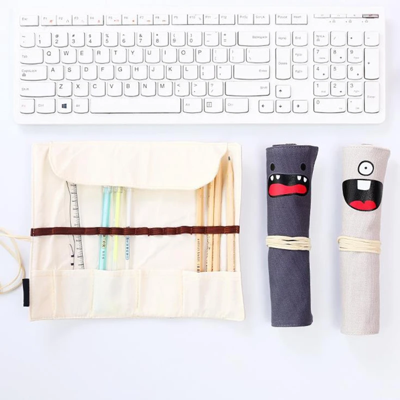 Школьный чехол карандаш тканевый для девочек и мальчиков сумка милый переносной