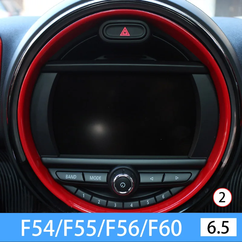 Red-2 6.5 Автомобильные аксессуары для внутренней отделки рулевого колеса, декоративная крышка автомобиля-Стайлинг для MINI Cooper S F54 F55 F56 F60 Clubman Countryman - Название цвета: Red-2 6.5