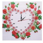 Роза цветок часы 5D специальная алмазная живопись вышивка крестиком Стразы DIY Набор для рукоделия домашнее украшение 449E