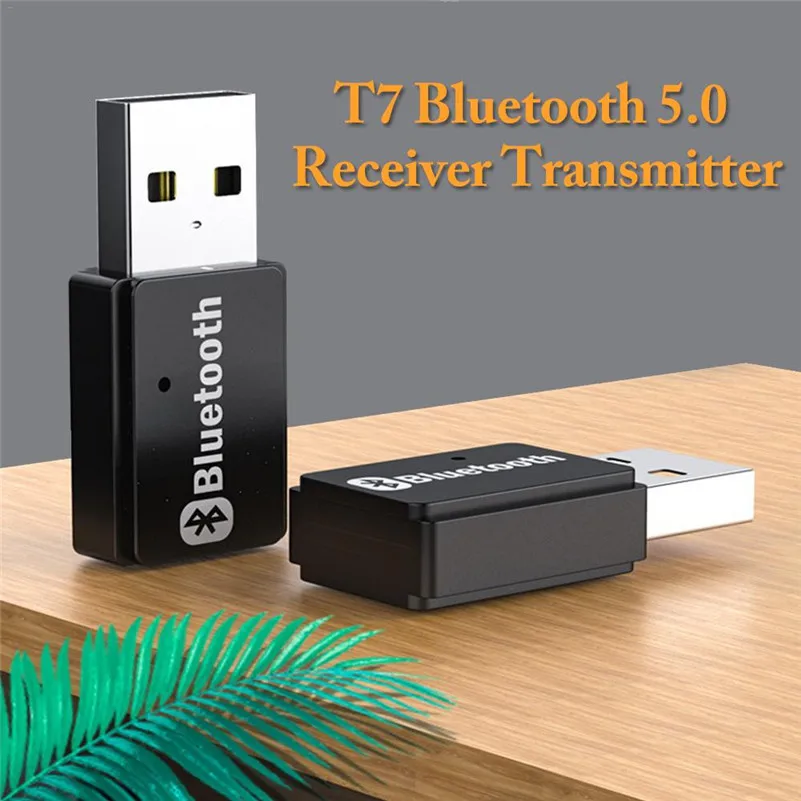 2 в 1 USB Bluetooth 5 0 адаптер аудио передатчик приемник Мини ключ беспроводной |