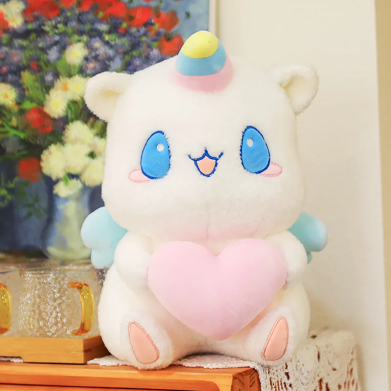 plush toy stuffed doll cartoon animal angel unicorn hug heart baby bedtime stoy friend christmas present 1pc | Игрушки и хобби