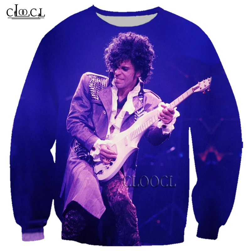 

HX Singer Prince Rogers Nelson 3D Print Men Women Sweatshirt Fashion Autumn Hip Hop Long Sleeve Harajuku Tops Drop Shipping