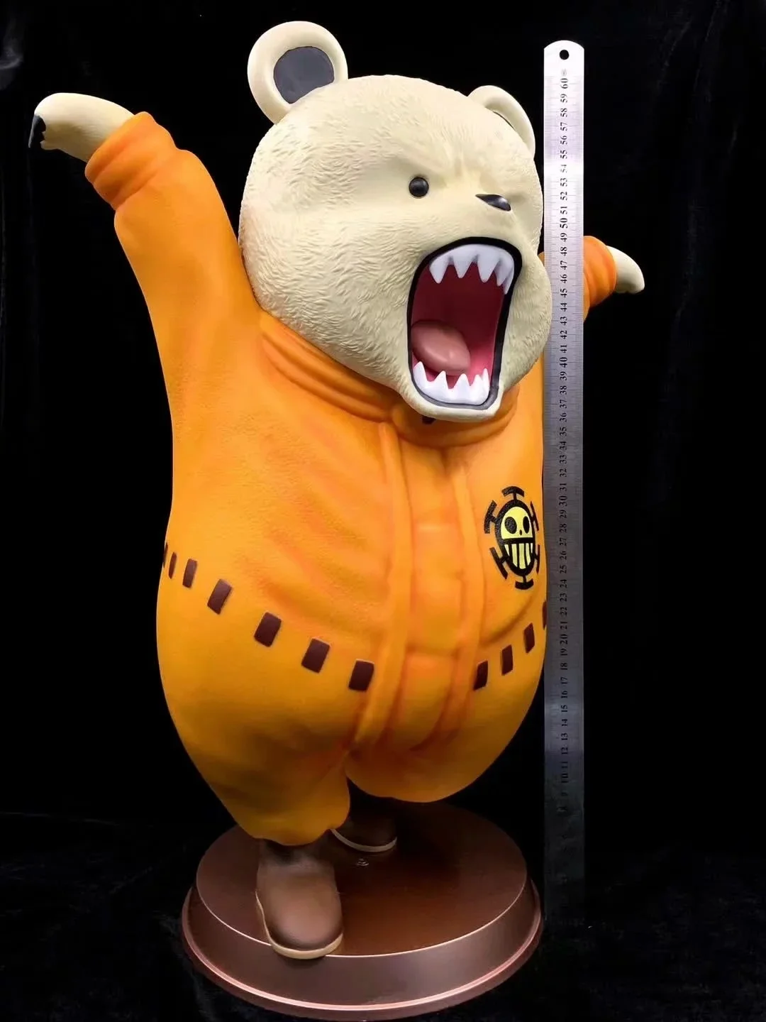 

Anime Bepo Bear Gk Large Size Silicone Material Action Figure Collectible Model Toy Children Christmas Gifts 60cm