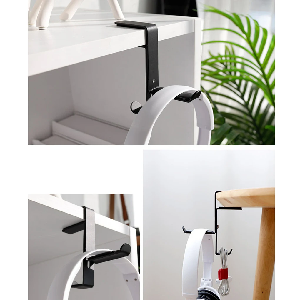 

New Desk Mount Universal Office Hanger Gaming Headphone Stand Bracket Display Rack Headset Holder Space Saving Table Clamp