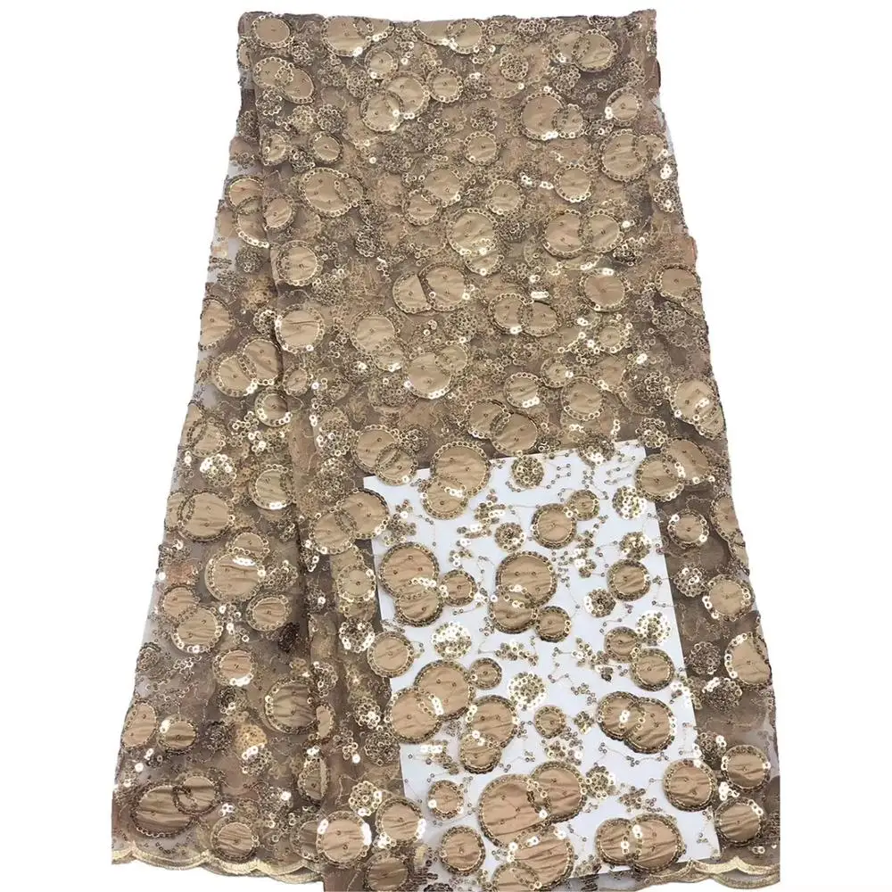 Новое поступление 2020 африканские кружевные ткани с блестками