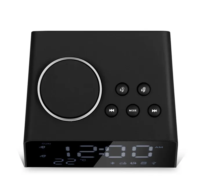 Светодиодные зеркальные портативные цифровые настольные мини-часы K11 будильник