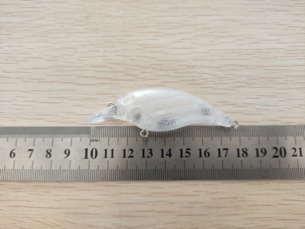 10 шт. Неокрашенная рыболовная приманка тело кренк жесткие приманки рыболовный