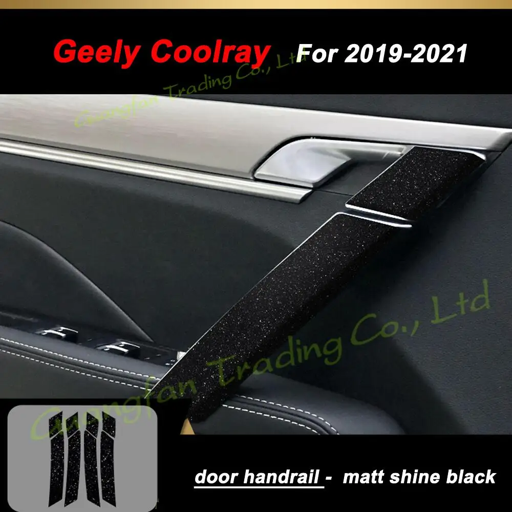 

Для Geely Coolray 2019-2021 3D/5D покрытие для салона автомобиля из углеродного волокна, наклейки для центральной консоли, цветные наклейки, товары, запчасти, аксессуары