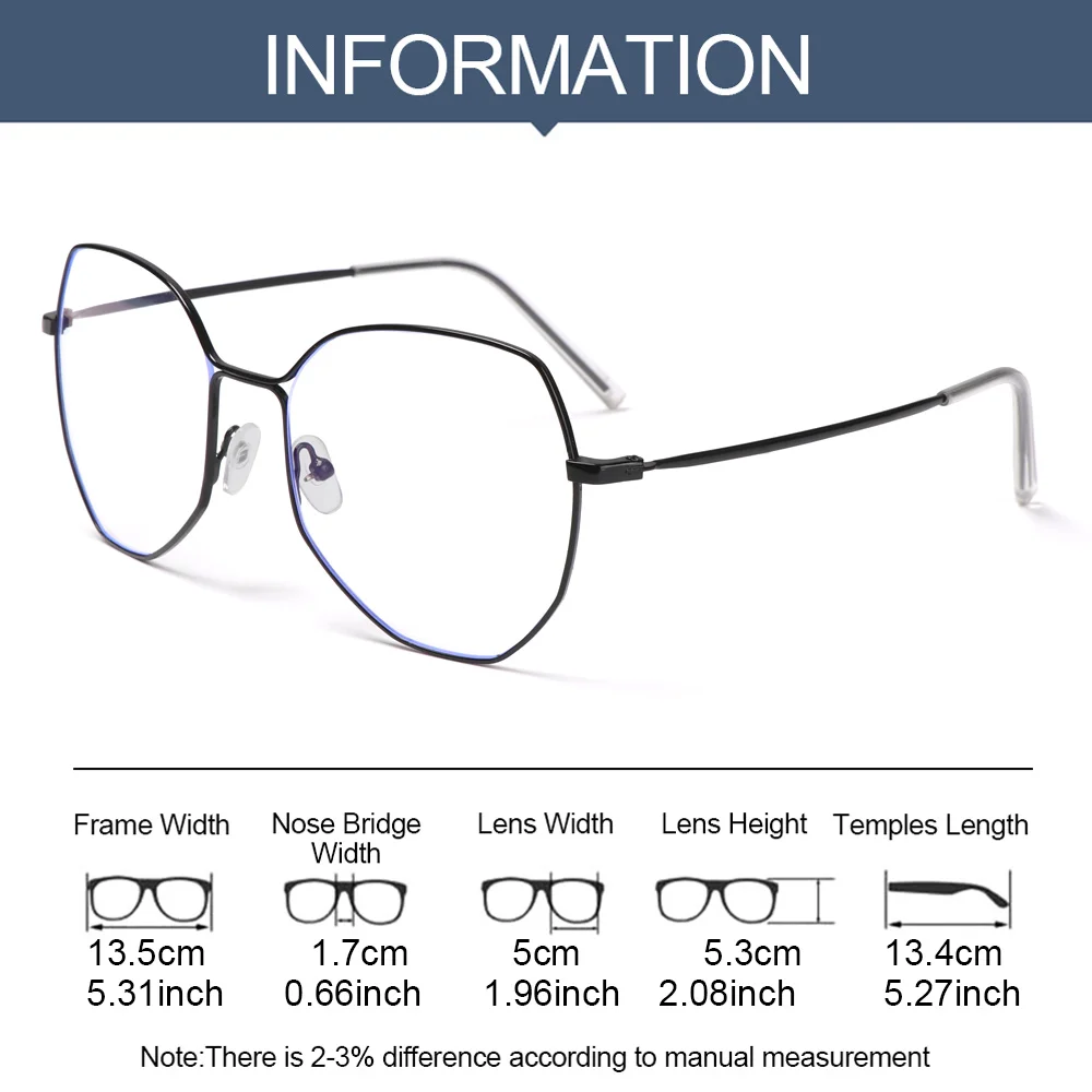 

Unisex Anti Blauw Stralen Bril Mode Ultralight Metalen Frame Computer Bril Blauw Licht Blokkeren Brillen Platte Spiegel Brillen