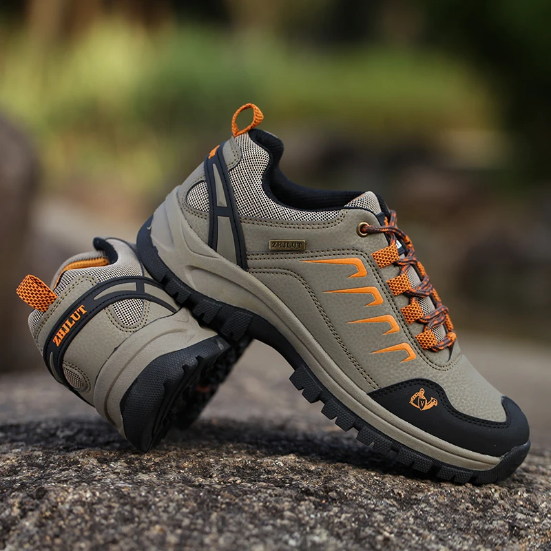 Winter Men Casual Shoes Ankle Boots Women Snow Fur Hiking Sneakers Waterproof Leather Trekking Leisure Climbing Soft |