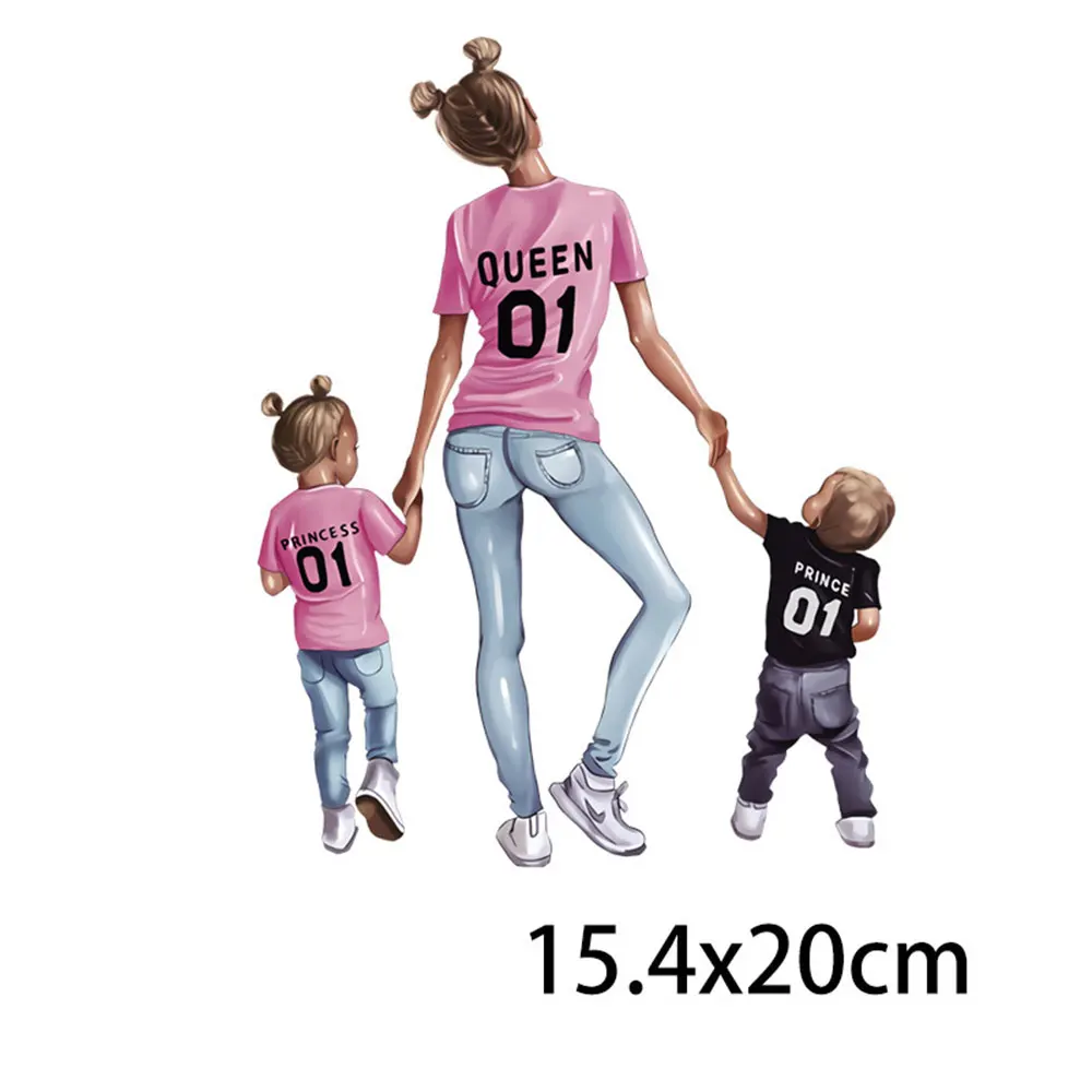 Термотрансферные наклейки сделай сам игрушки нашивки с принтом для мамы и