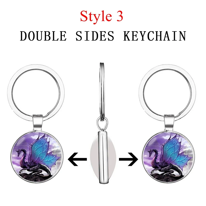 Светится в темноте брелок виде дракона стимпанк Дракон стекло с кабошоном ручной