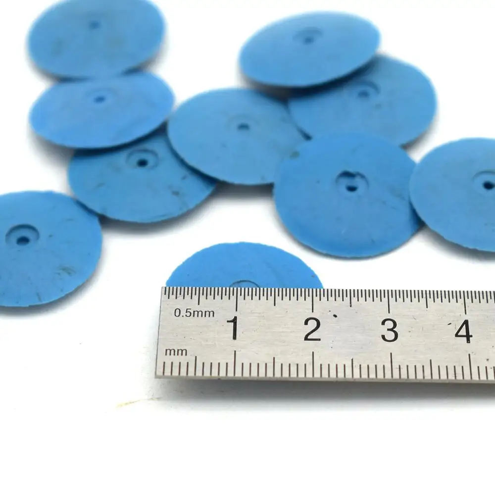 10 шт./компл. Ножи край Силиконовое колесо голубой цвет полировки ювелирных