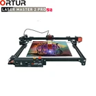Лазерный маркер Ortur PRO S2 гравера для резки гравировки, маркировочная машина для акрила, дерева, кожи, МДФ с сертификацией CE FDA FCC