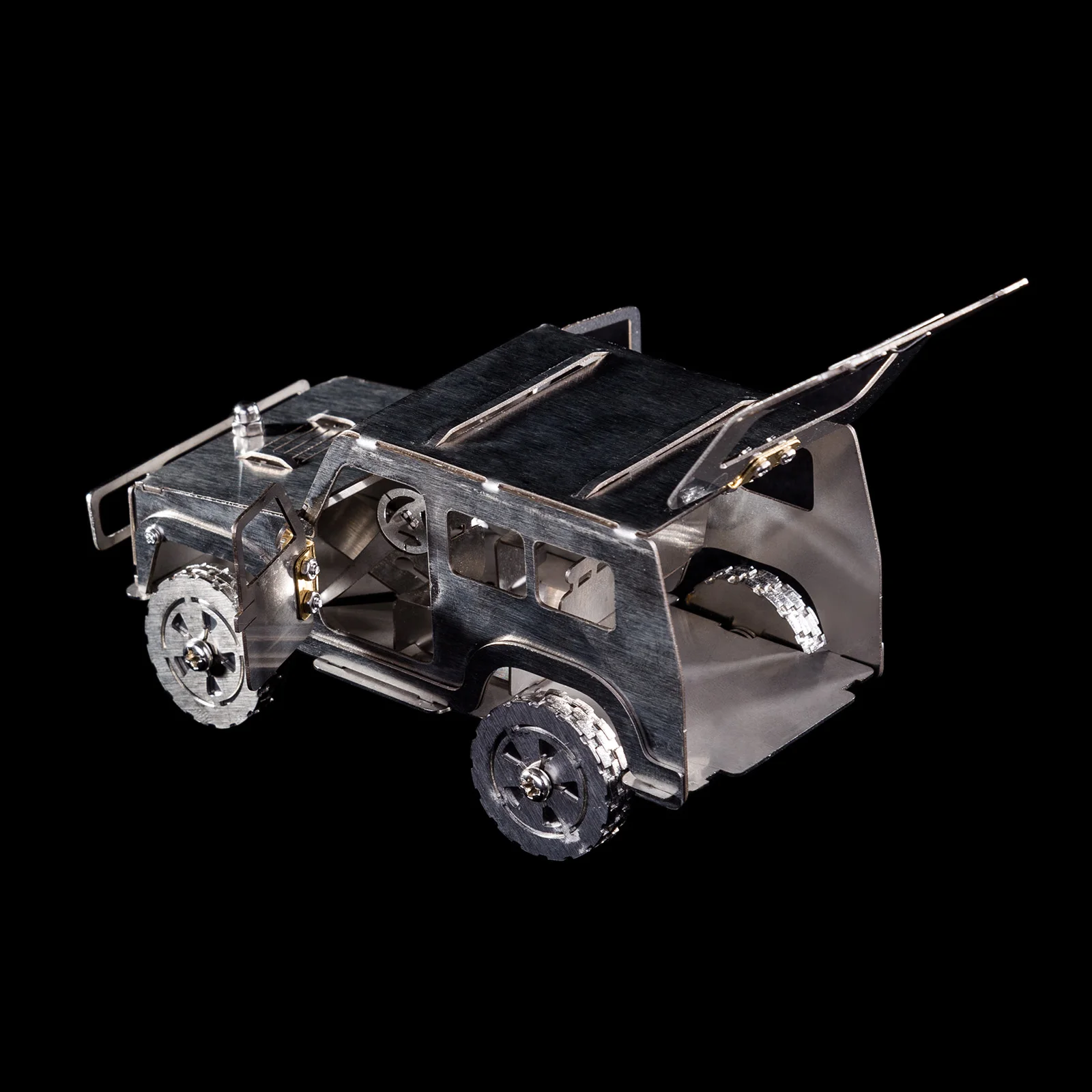 

3D Metal Mechanical Assembled Model Car Handmade Crafts Home Decor Model Collection Educational Toy Kids Gift - Off-Road Vehicle