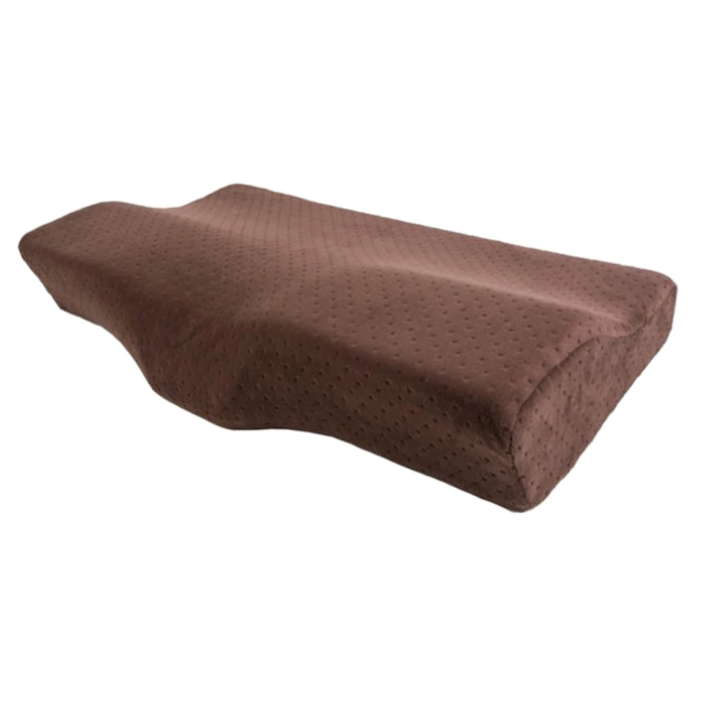 

High Elastic MEMORY FOAM CORE SLEEP PILLOW NECK SUPPORTER Orthopedic Head Neck Supports Pillow