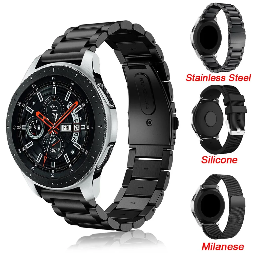 Ремешок для часов Samsung galaxy 46 мм Gear S3 Frontier Classic Миланский силиконовый ремешок из