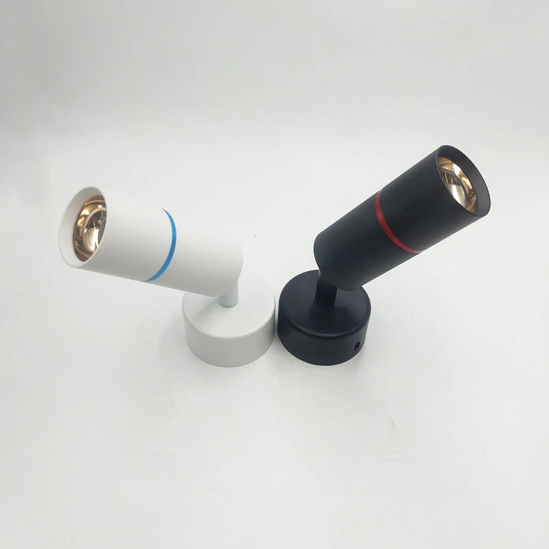 Разноцветные Диммируемые вращасветодиодный на 360 ° светодиодные светильники COB 5