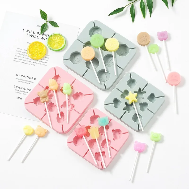 Творческий мультфильм звездное небо раковина Лев Бегемот силиконовые формы для