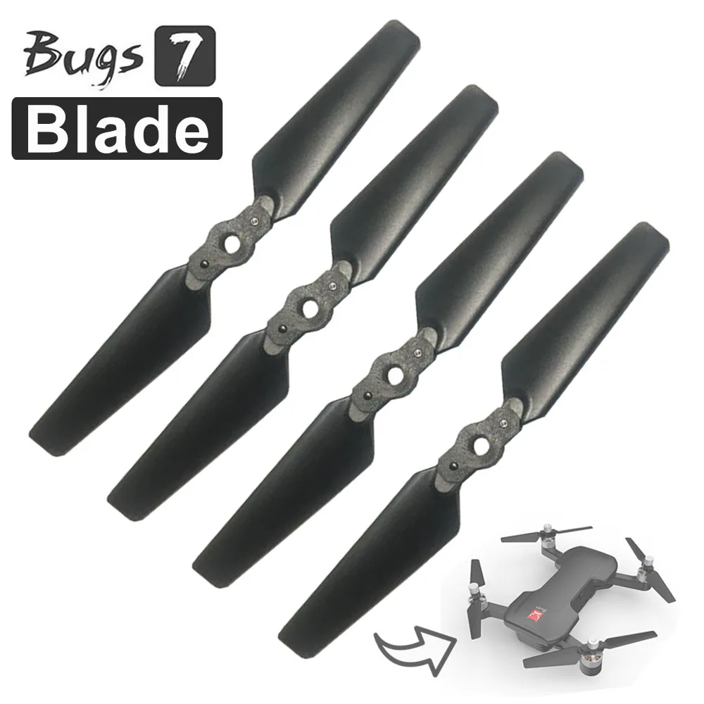 Оригинальный пропеллер MJX B7 B7W складной для BUGS 7 GPS RC Wi-Fi FPV Дрон запасные части РУ